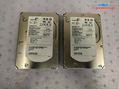 + Lot of 2 Dell FW956 Seagate Cheetah T10 300GB 15K RPM SAS 3.5" HDD ST3300555SS