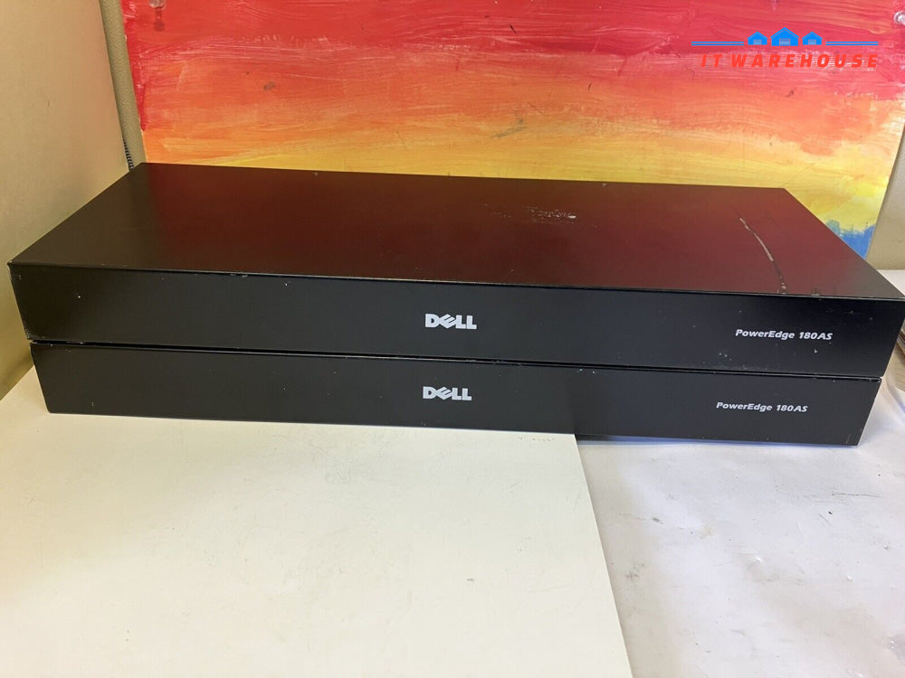 Lot Of 2 Dell Poweredge 180As 8-Port Kvm Console Switch 0Py252