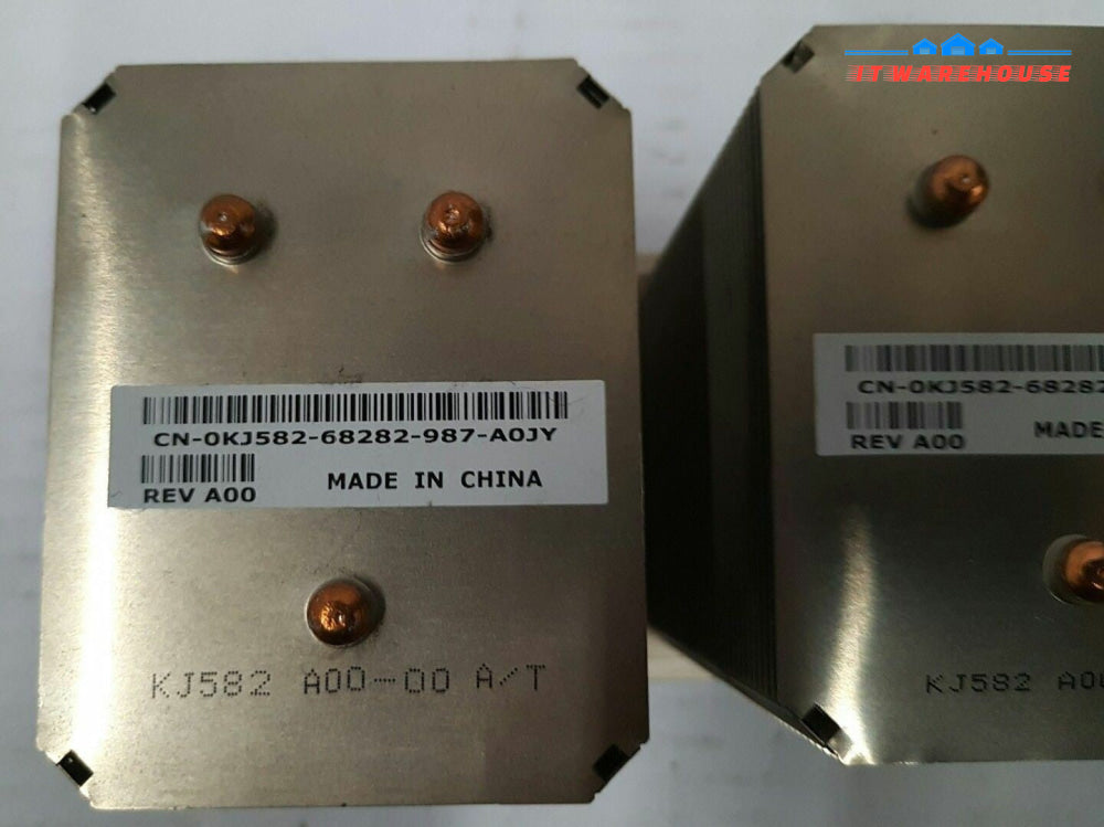 - Lot of 2  Dell PowerEdge 820/830/840/1800/T300 Server CPU Heatsink  KJ582  @@@