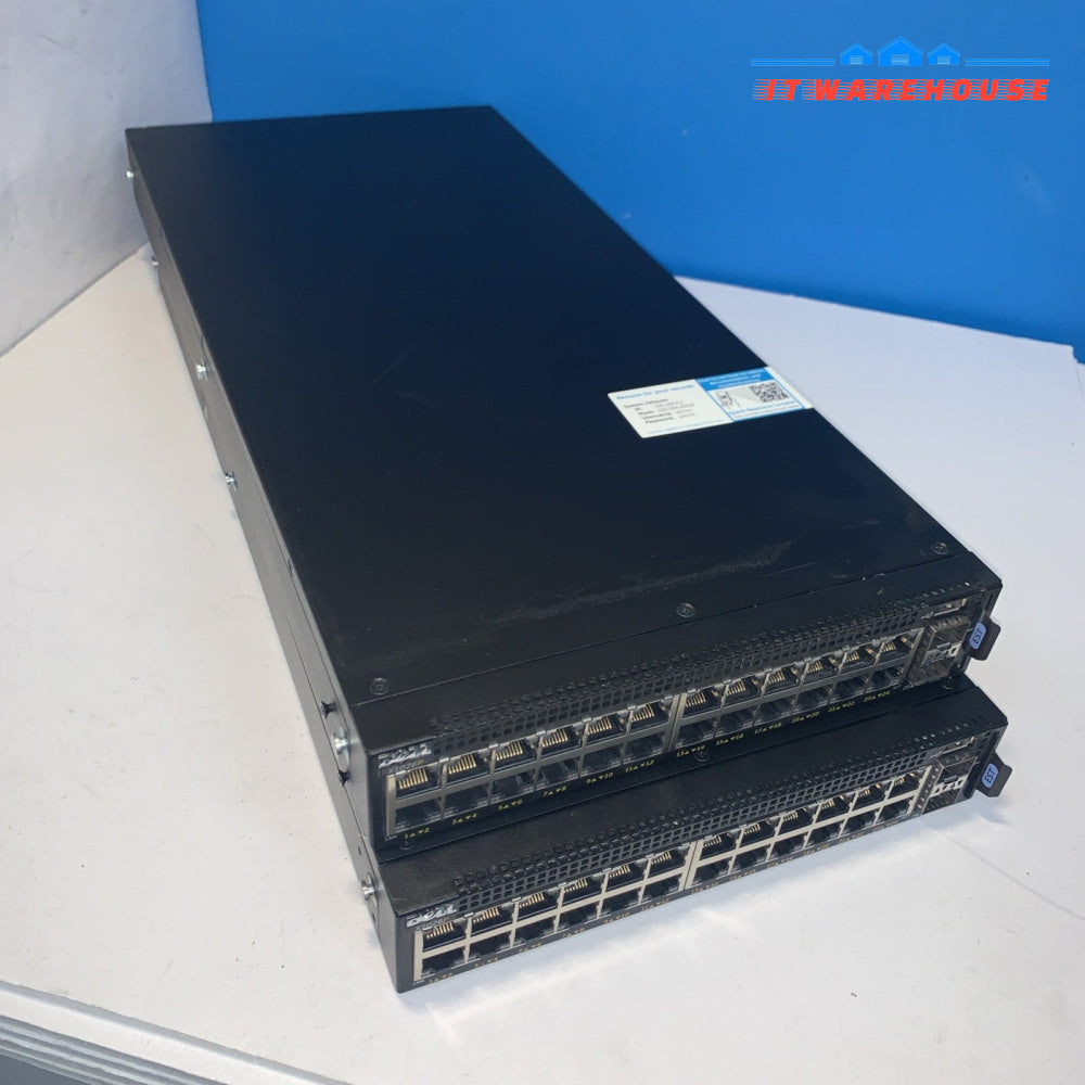 Lot Of 2 Dell X1026P Series 26-Port Gigabit POE Managed Network Switch (no ears)