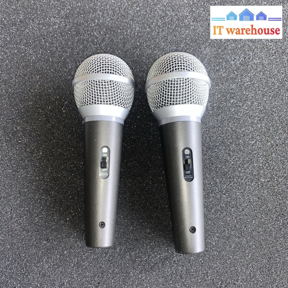 Lot of 2 dynamic microphone