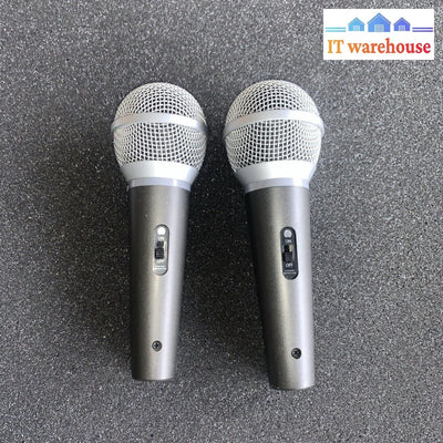 Lot of 2 dynamic microphone