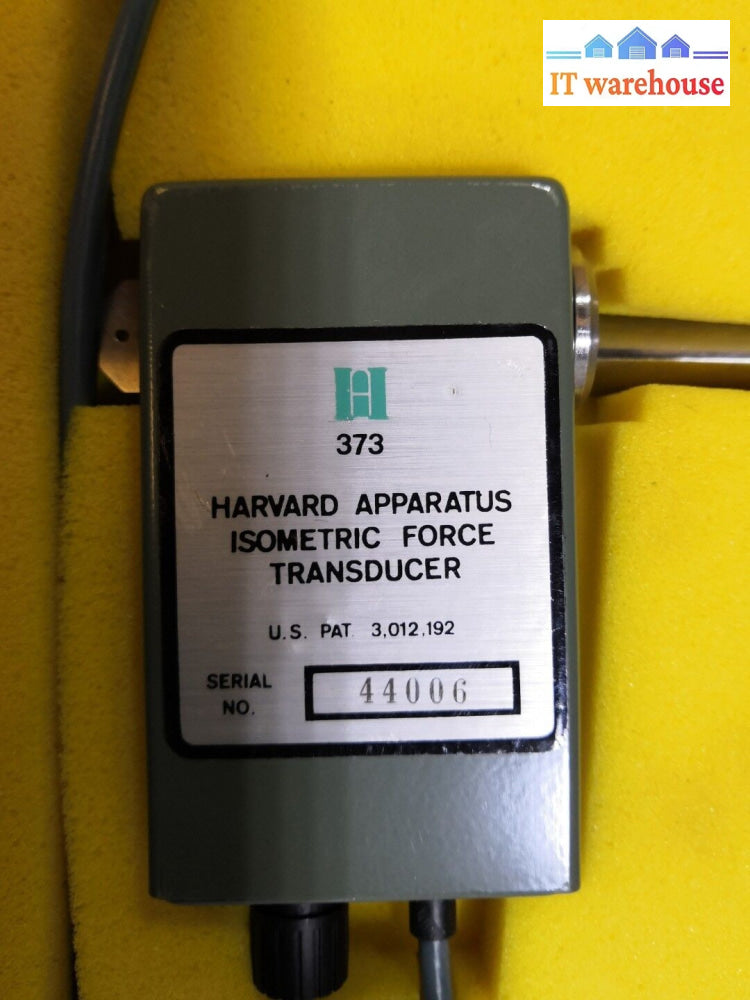 + *LOT OF 2* HARVARD APPARATUS Isometric Force Transducer Model 373 