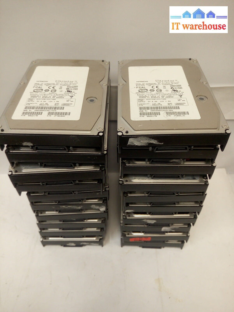 LOT OF 2  Hitachi HUS153014VLF400 UltraStar 146GB 15000 RPM 16MB Buffer @