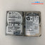 Lot of 2 HP 300GB 10K SAS 2.5’’ server hard drives （1000 days remaining life）
