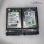 Lot of 2 HP 300GB 2.5’’ SAS 10K Hard drive (1000 + days left) w/ 507284-001 caddy