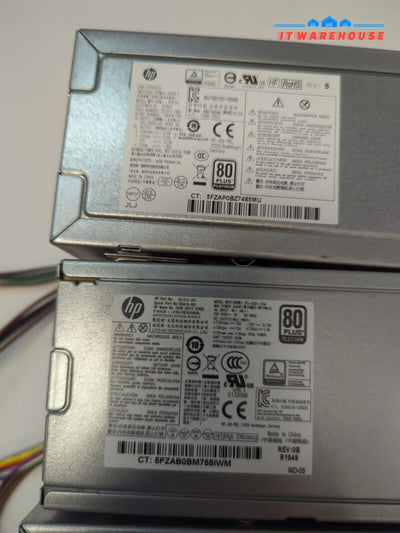 Lot Of 2 HP EliteDesk 800 G2/ 600 G2/ 200W Power Supply 901912-004 796419-001 -