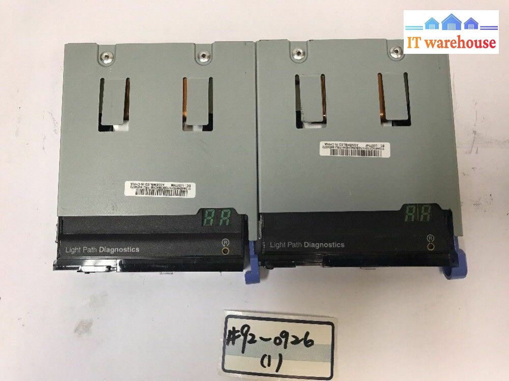 - Lot of 2 IBM 44E4372 44W2773 Light Path Diagnostics Panel for x3550 M2 Server