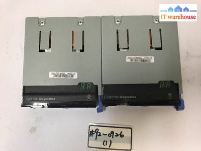 - Lot of 2 IBM 44E4372 44W2773 Light Path Diagnostics Panel for x3550 M2 Server