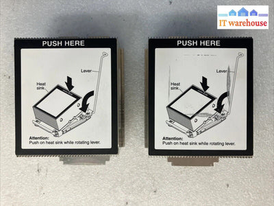 (LOT OF 2) IBM ALUMINUM HEATSINK FOR IBM SYSTEM X3650 Server 94Y6618 / 69Y5270 ~