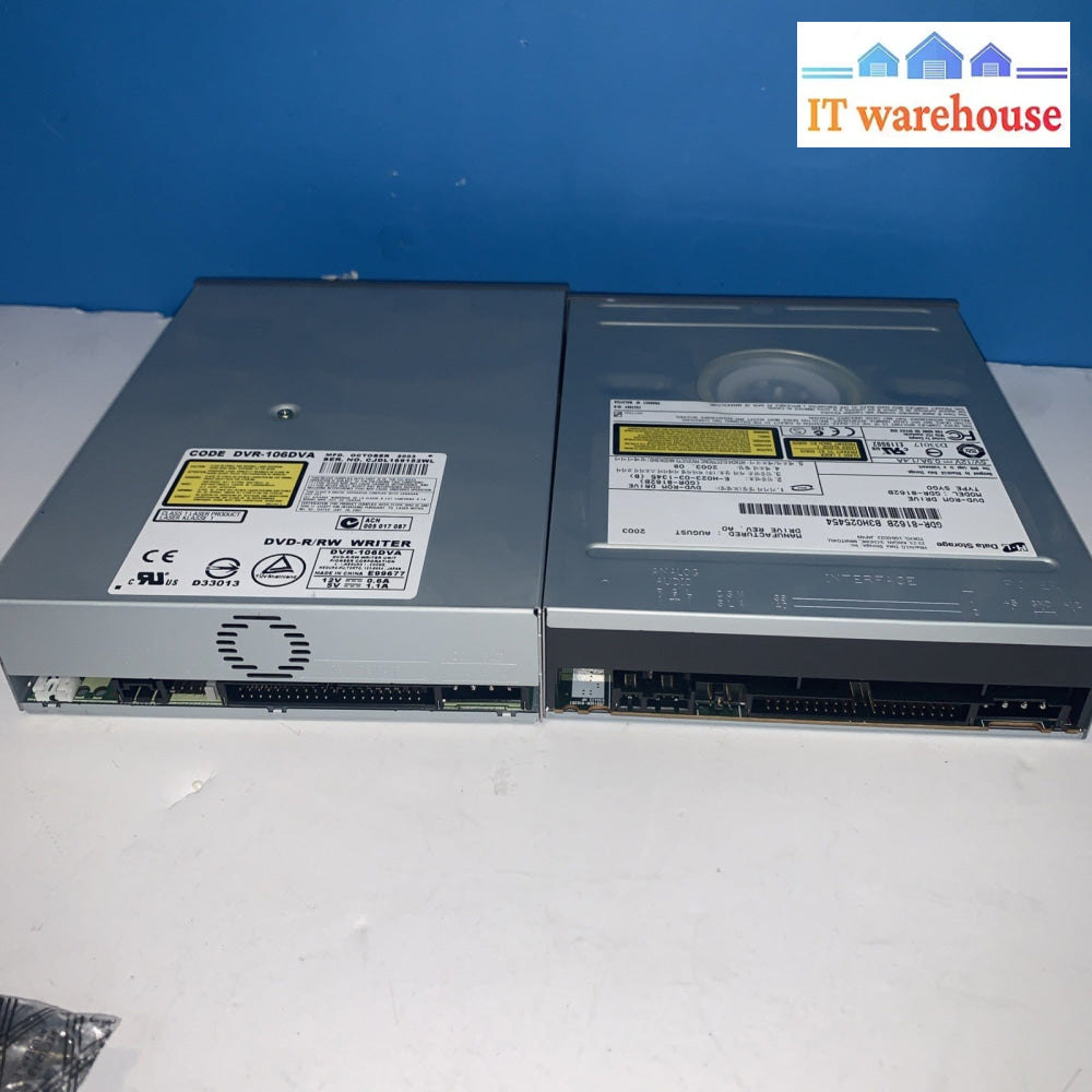 Lot of 2 IDE DVD drive DVR-106DVA & GDR-8162B