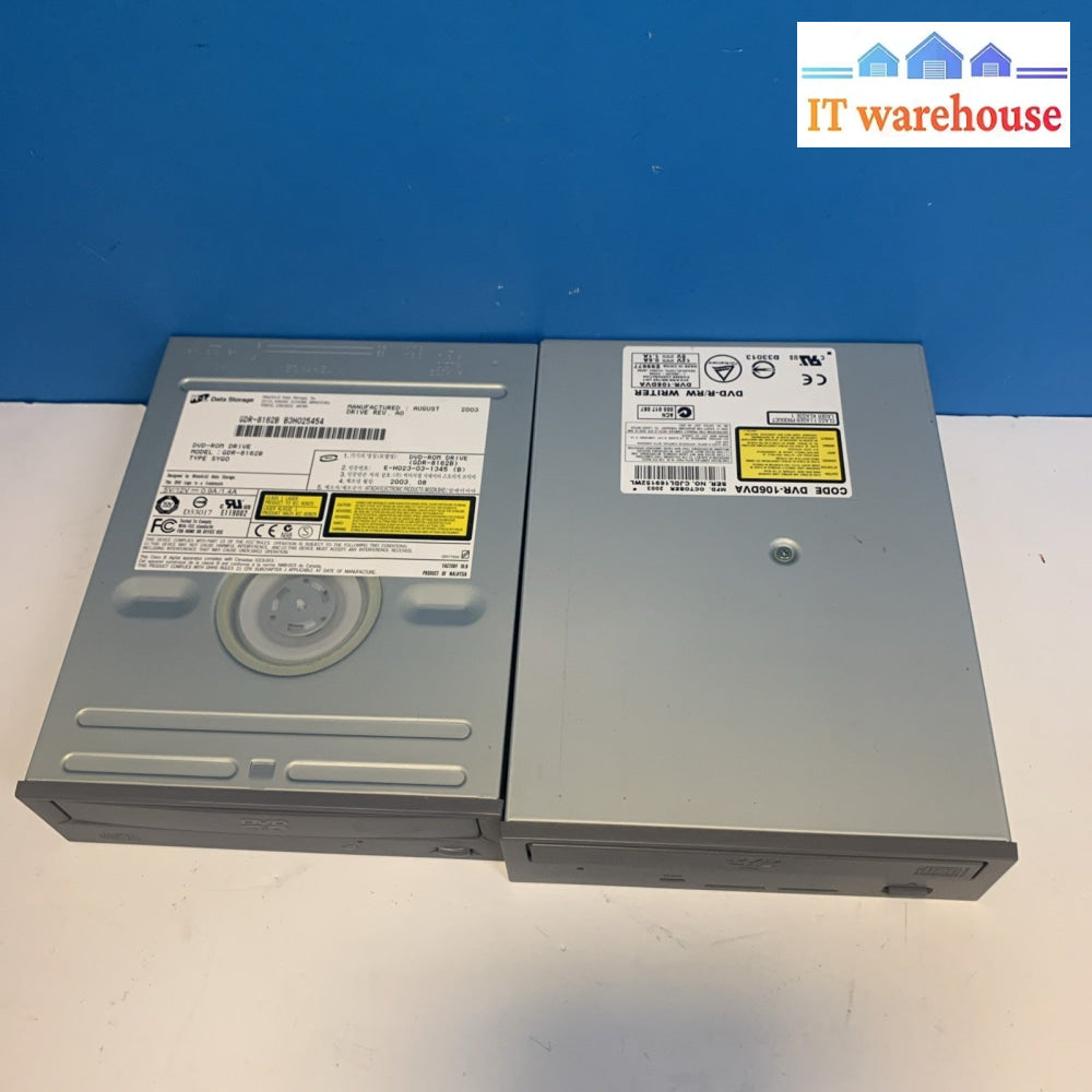 Lot of 2 IDE DVD drive DVR-106DVA & GDR-8162B