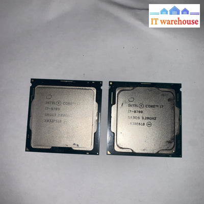 Lot of 2 Intel Core i7-9700  CPU