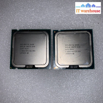 Lot of 2 Intel Core 2 Quad Q8400/Q6600 1333MHz LGA775 CPU Processor