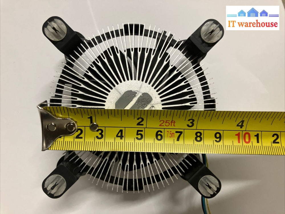 Lot of 2 Intel E97379-001 Aluminum 4-Pin Socket 1151 1150 Heatsink Fan 12V 0.28A