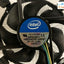 Lot of 2 Intel E97379-001 Aluminum 4-Pin Socket 1151 1150 Heatsink Fan 12V 0.28A
