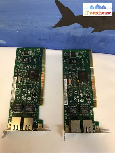 Lot of 2 Intel Pro/1000 MT dual server network adapter 726837 101