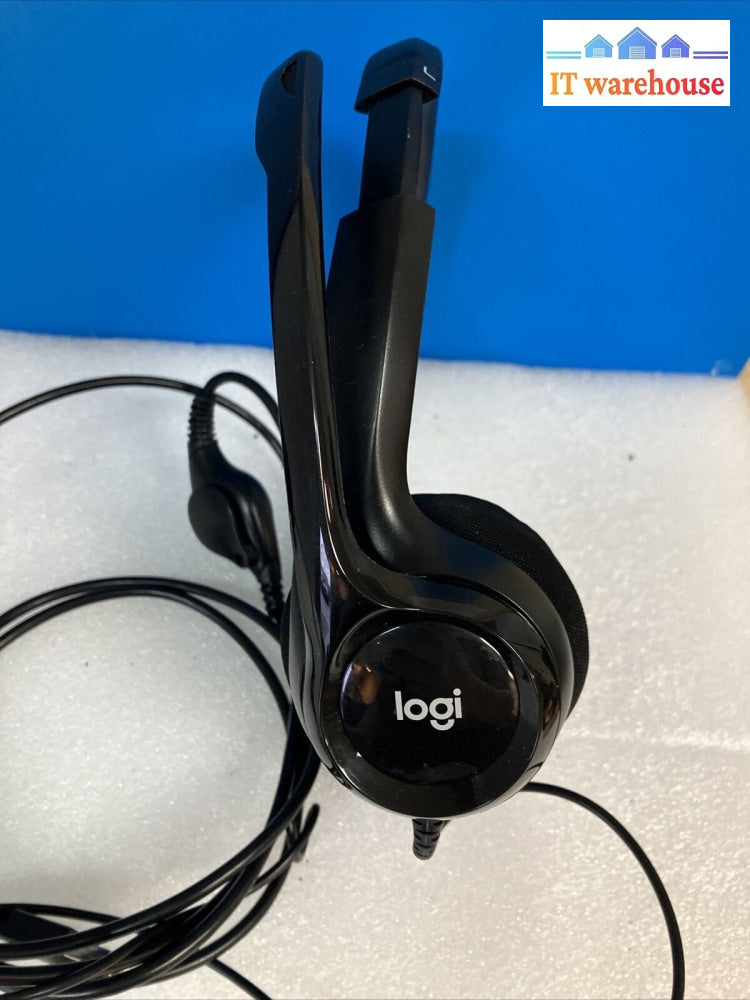 Lot of 2 Logi INFURTURE Headset USB with Noise Cancelling Microphone ~