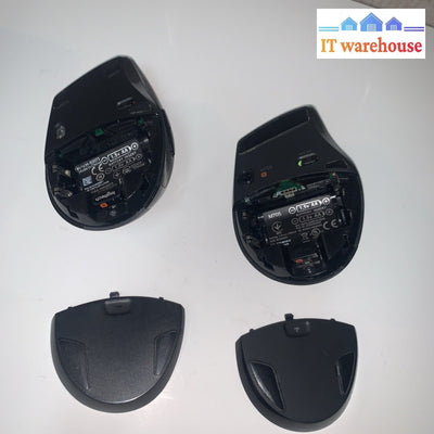 Lot of 2 Logitech M705 Marathon Wireless Mouse w/ USB Receiver