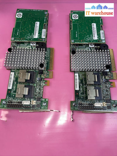 Lot of 2 LSI L3-25121-74B 6GB/s RAID CONTROLLER CARD