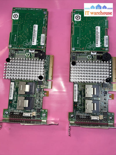 Lot of 2 LSI L3-25121-74B 6GB/s RAID CONTROLLER CARD