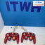 Lot of 2 Mario HORI GameCube-style Controller for Nintendo Wii / Wii U Red /Blue