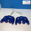 Lot of 2 Mario HORI GameCube-style Controller for Nintendo Wii / Wii U Red /Blue