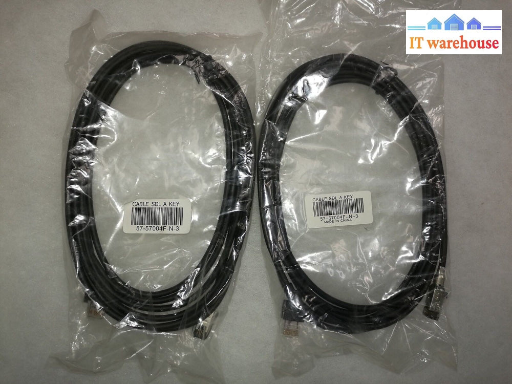 +LOT OF 2 Metrologic Stratos MS2320-11KS Scanner CABLE 57-57004F-N-3