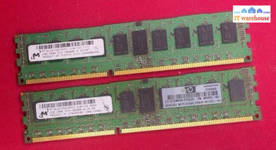 Lot of 2 Micron 2GB PC3-10600R MT18JSF25672PDZ-1G4F1DD ( Server Memory)