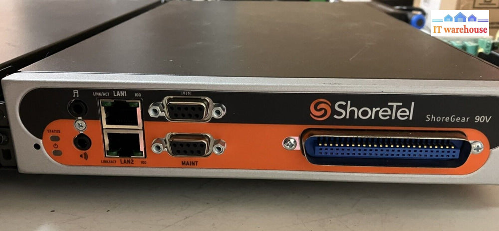 ~ Lot Of 2 Mix Shoretel Shoregear T1K & 90V Voice Switch W/ Dual Rack Mount Tray