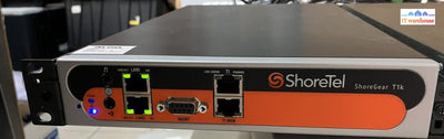 ~ Lot of 2 MIX SHORETEL SHOREGEAR T1K & 90V VOICE SWITCH W/ Dual Rack Mount Tray