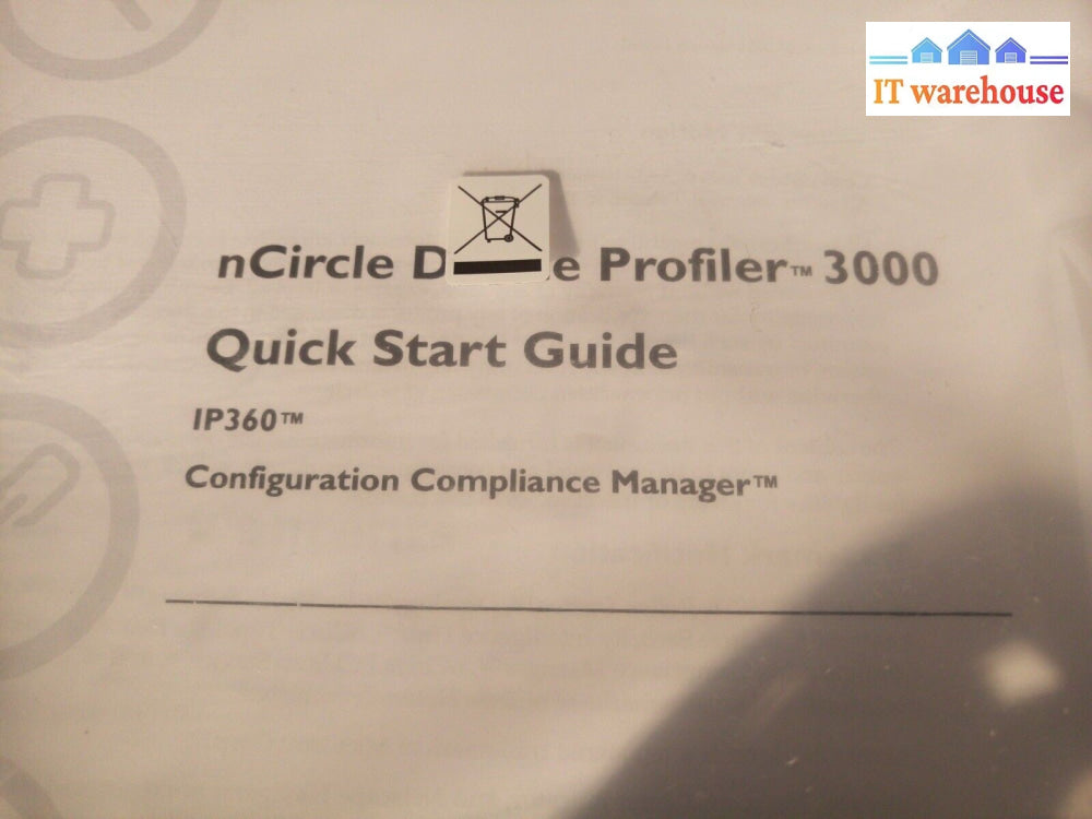 - LOT OF 2 nCircle Network Security NCIRC006A Device Profiler 3000 Appliance*@