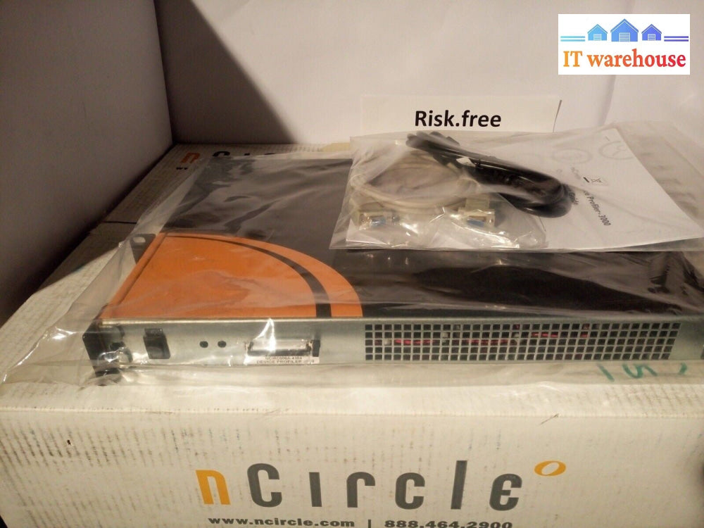 - LOT OF 2 nCircle Network Security NCIRC006A Device Profiler 3000 Appliance*@
