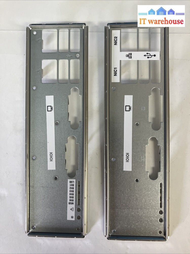 (Lot of 2) New I/O Shield PN: D92924-001 For Intel S1200BT ~