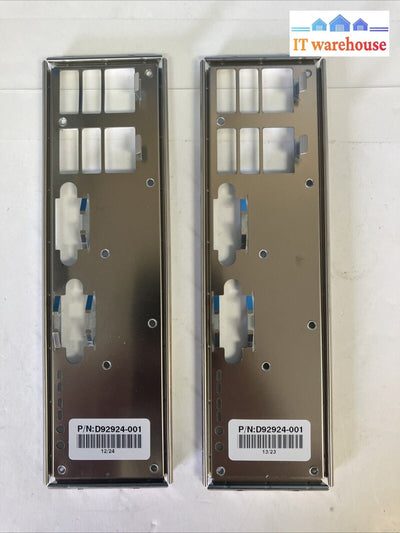 (Lot of 2) New I/O Shield PN: D92924-001 For Intel S1200BT ~