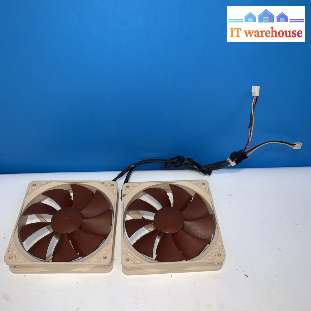 Lot Of 2 Noctua Nf-P12 120Mm 3-Pin Cooling Fans