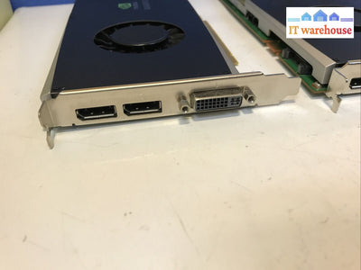 Lot Of 2  Nvidia Quadro FX3800 1GB GDDR3 PCI-E Video Card 508285-001 519297-001