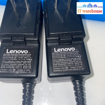 Lot of 2  original LENOVO ADS-25SGP-06 5V 4A AC Power Adapter Charger Supply