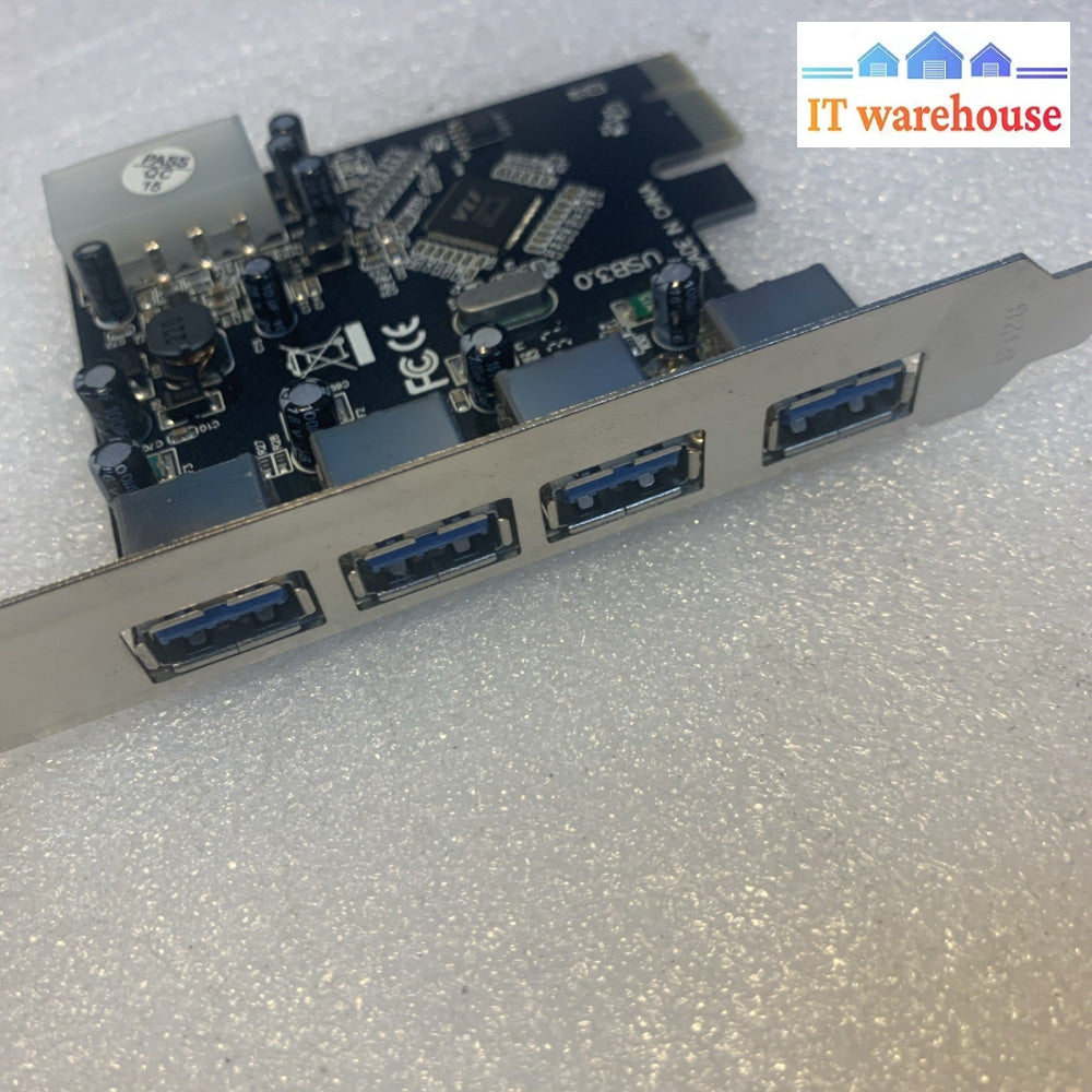 Lot of 2 PCI-e USB 3.0 card  2-4 ports