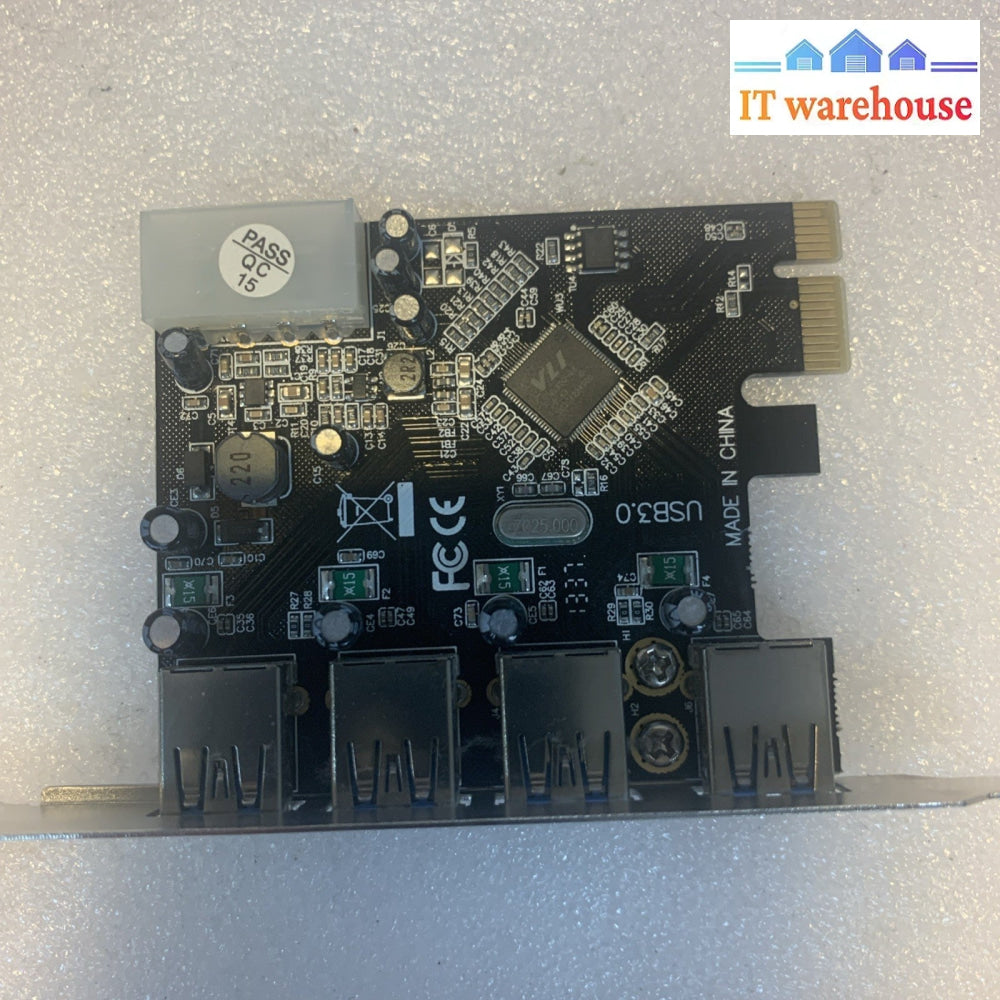 Lot of 2 PCI-e USB 3.0 card  2-4 ports