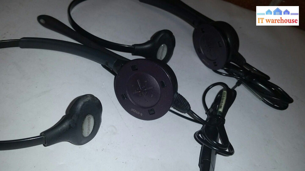 Lot of 2 Plantronics Headset 10-07H25NT 