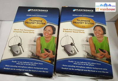 - Lot Of 2 Plantronics S12 Telephone Headset System