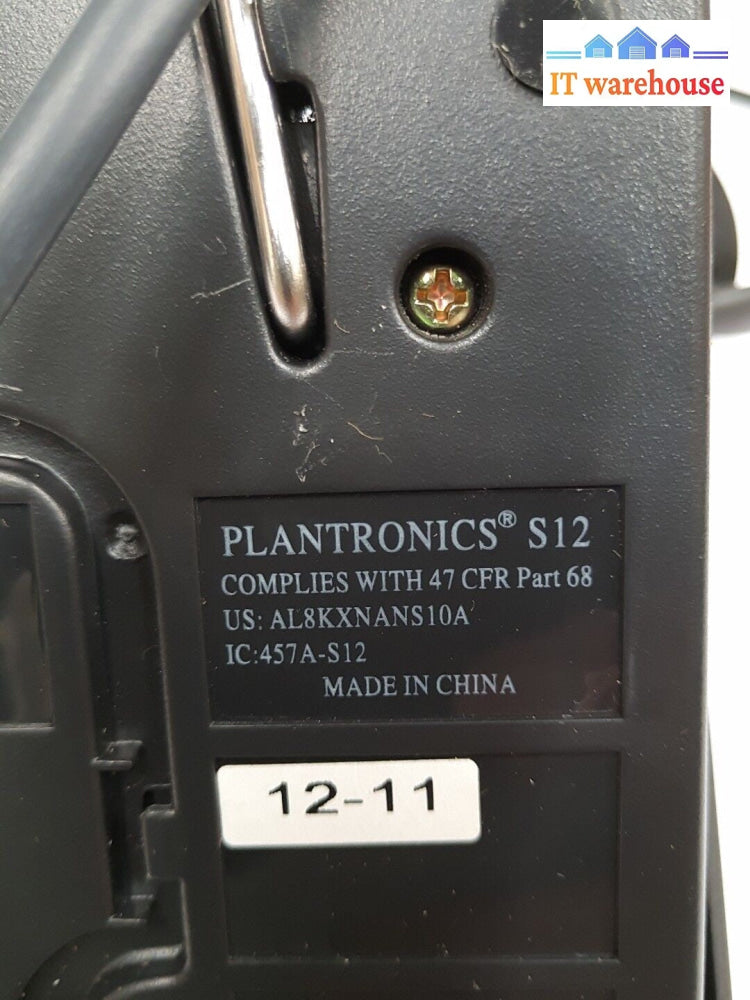 - lot of 2 Plantronics S12 Telephone Headset System