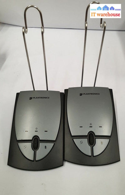 - Lot Of 2 Plantronics S12 Telephone Headset System Base(No Headset No Adapter)