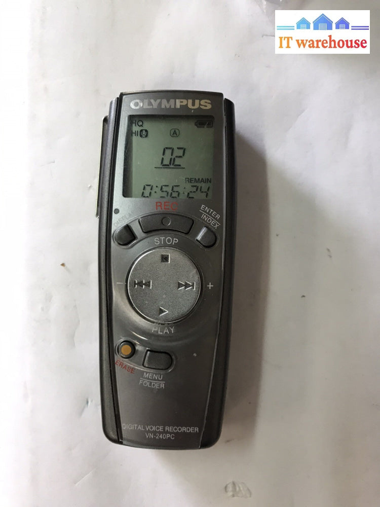 ~Lot of 2  Recorders. Olympus VM-240 + 8GB Built-in Black Recorder. Tested Work.