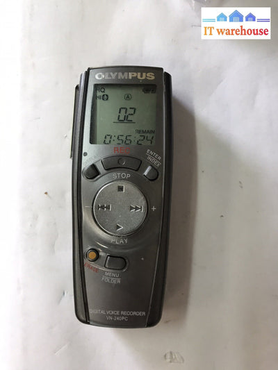 ~Lot of 2  Recorders. Olympus VM-240 + 8GB Built-in Black Recorder. Tested Work.