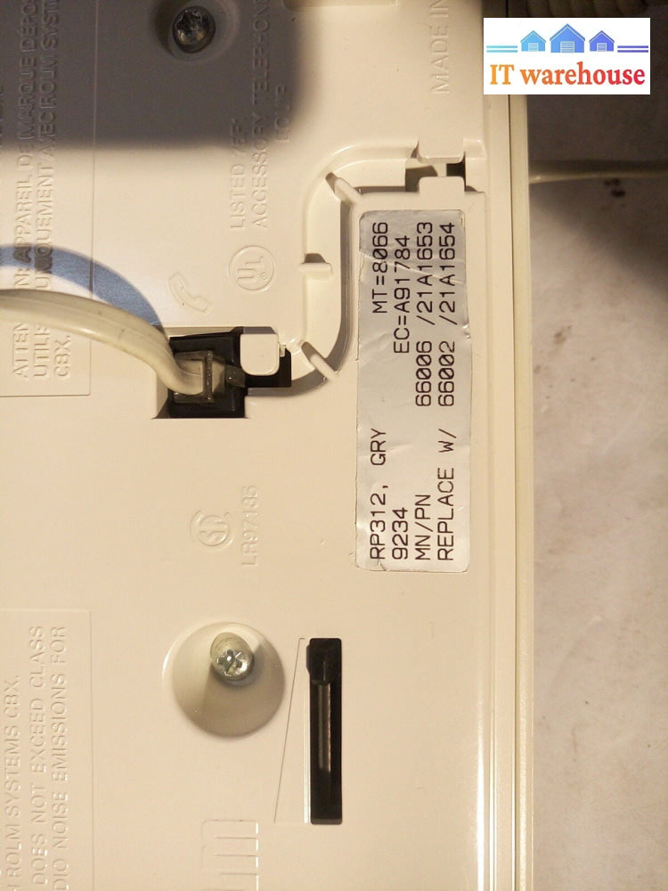 -  LOT OF 2 Rolm RP312 Gray Business Telephone