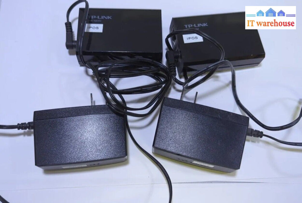 Lot of 2 TP-LINK GIGABIT POE INJECTOR TL-POE150S -