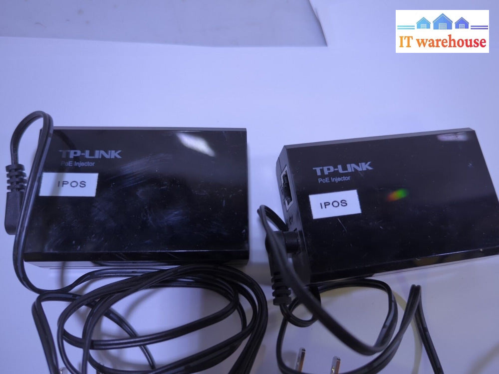 Lot of 2 TP-LINK GIGABIT POE INJECTOR TL-POE150S -