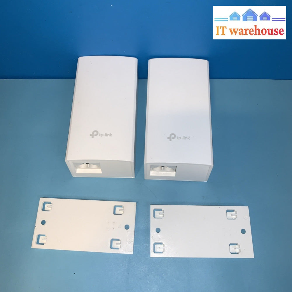 Lot of 2 TP-Link TL-PoE4824G 48 Volt Passive PoE Adapters